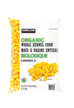 Kirkland Signature Organic Frozen Corn 2 kg