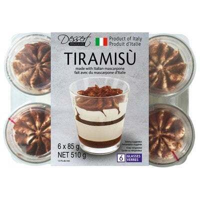 Italian Tiramisu 6 x 85 gr