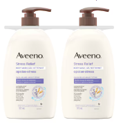 Aveeno stress relief body wash 2 × 975 mL