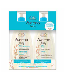 Aveeno Baby Daily Wash &amp; Shampoo and Aveeno Baby Daily Lotion 532 mL x 2