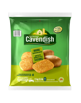 Cavendish Farms Hash Brown Patties 2.5 kg