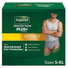 Depend Underwear men x large 84 count