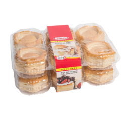 Dumas Pastry vol au vent or dessert Shells 180 gr