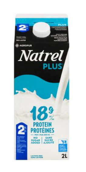 Natrel 2% lactose free with 18% Protein Milk 2 L