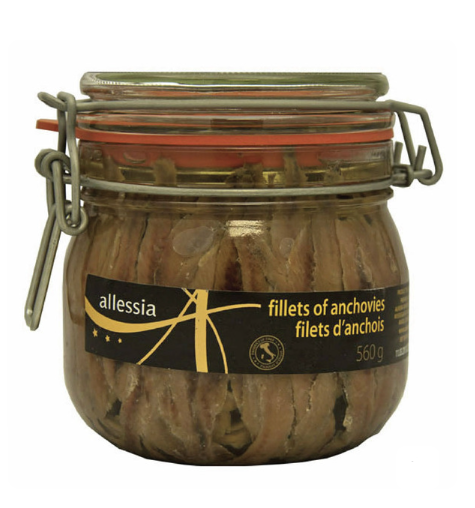 Allessia Anchovies in Oil 560 gr