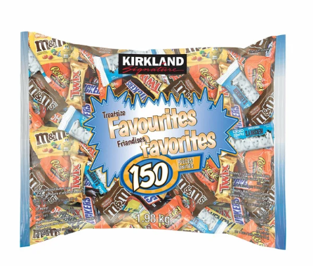 Kirkland Signature Treatsize Favourites Candies 1.98 kg