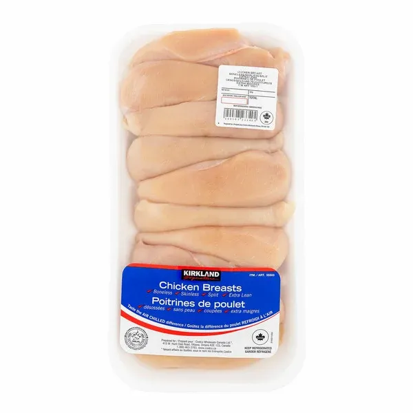 Kirkland Signature Boneless Skinless Chicken Breast avg 2 kg