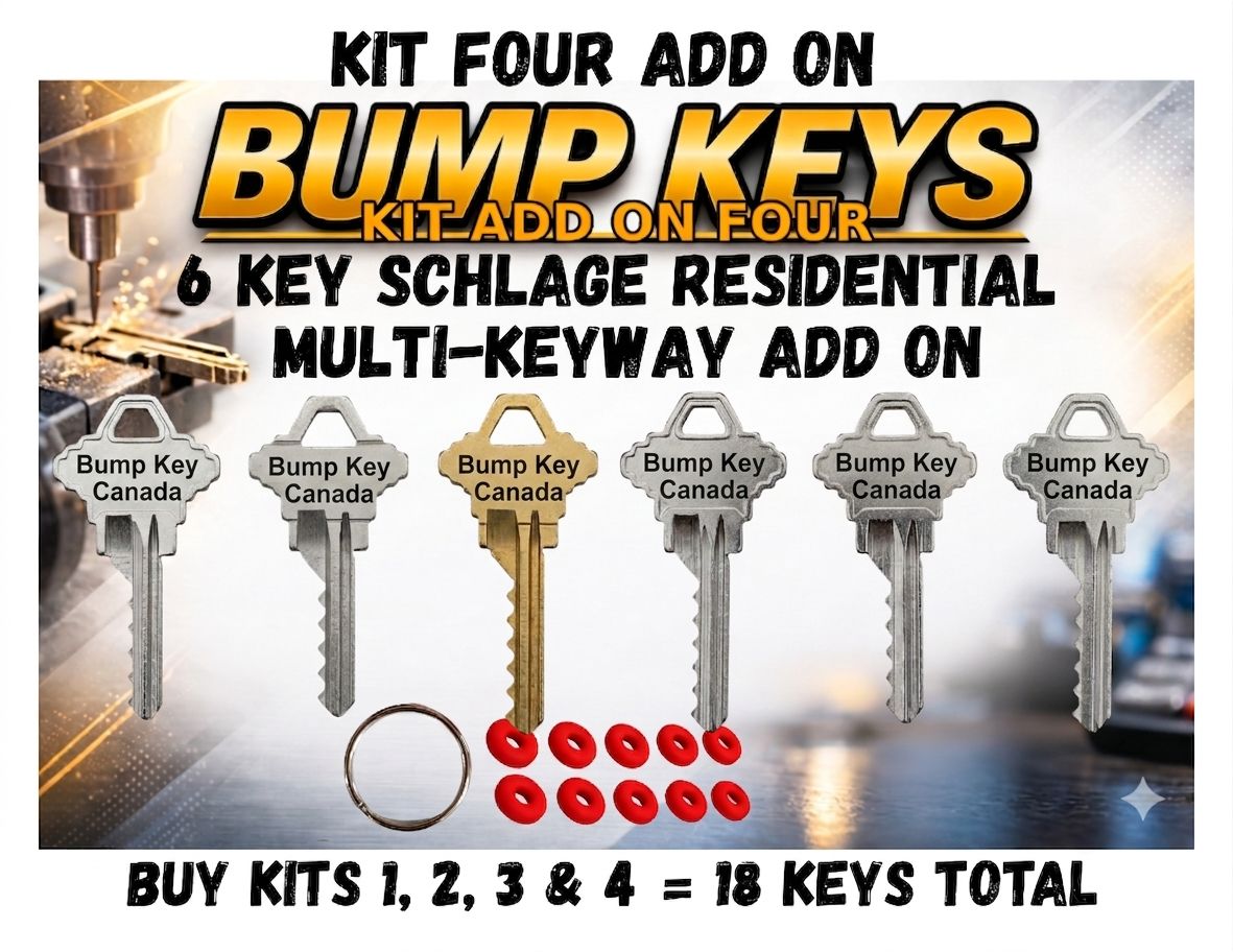 ​4️⃣Schlage Multi-Keyway Bump Key Add On