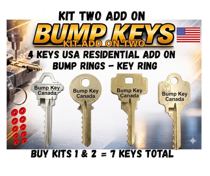 ​2️⃣USA Residential Bump Key Add On