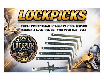 Dimple Professional Stainless Steel Tension Wrench