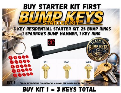 1️⃣Bump Key Starter Kit