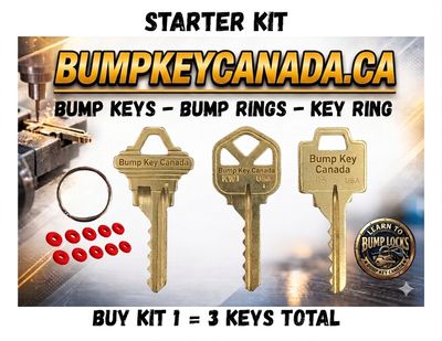 1️⃣Bump Key Starter Kit - Sold Separately