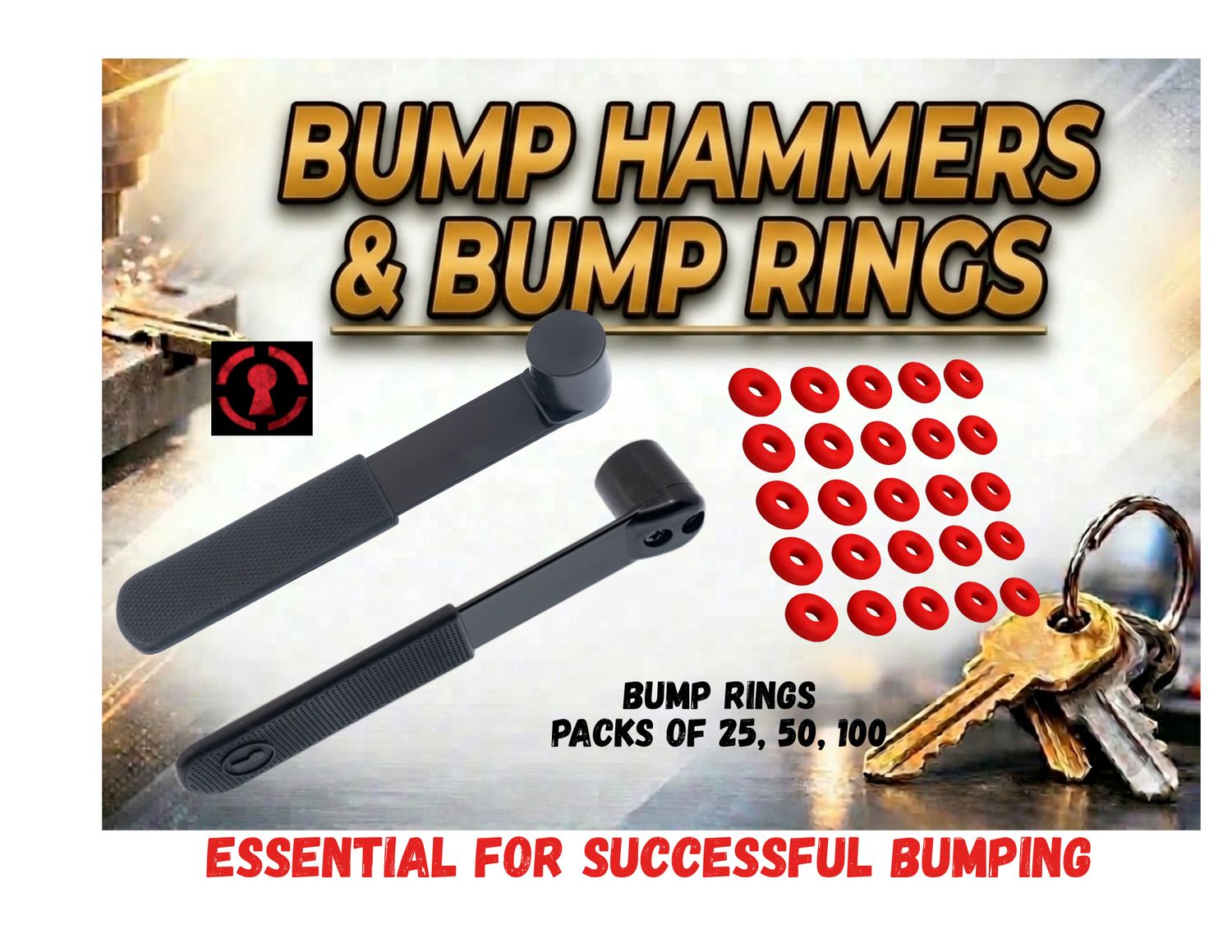 Sparrows Bump Hammers &amp; Shock Absorption Bump Rings