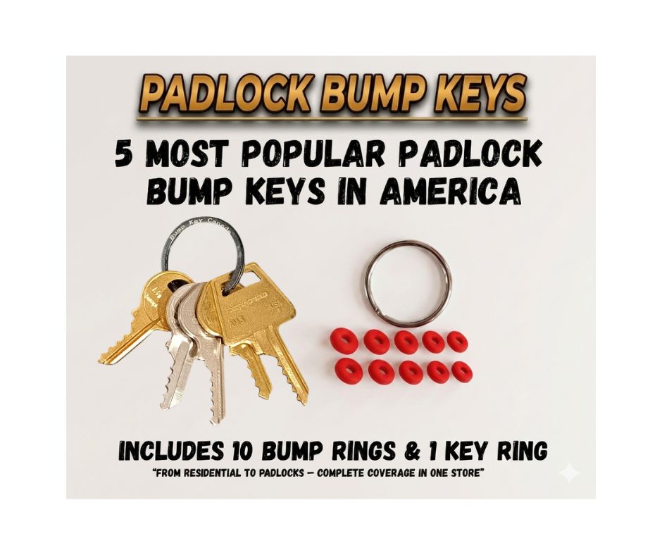 5 Most Popular Padlock Bump Keys
