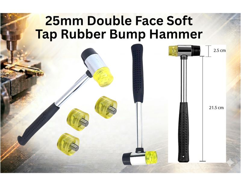 25mm Double Face Soft Tap Bump Hammer