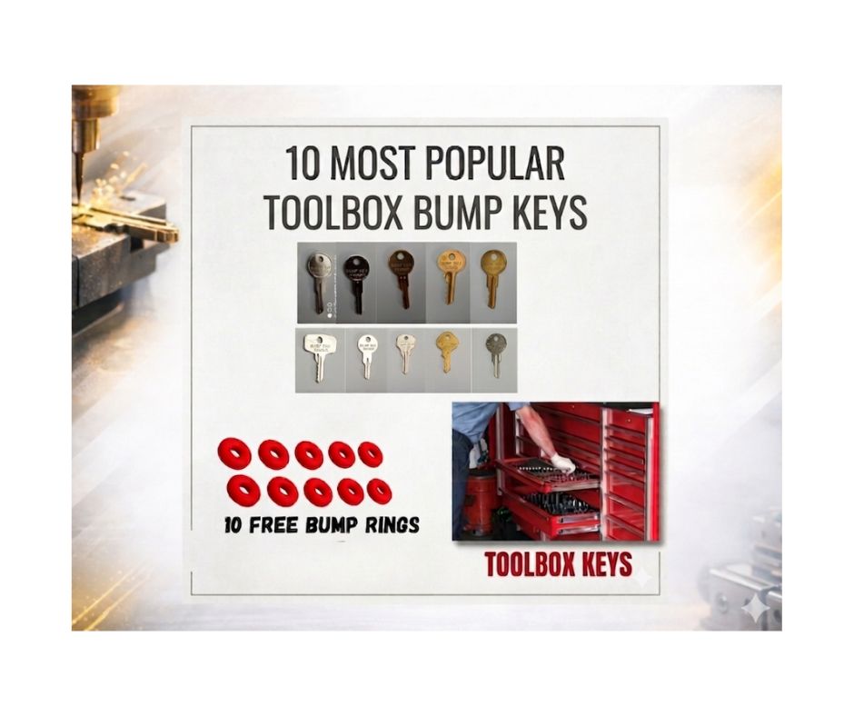 10 Most Popular Toolbox Bump Keys
