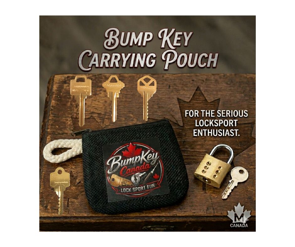 Bump Key Carrying Pouch
