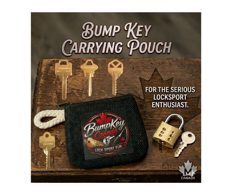 Bump Key Carrying Pouch