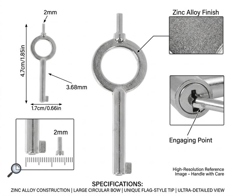 ​American Style  Handcuff Key