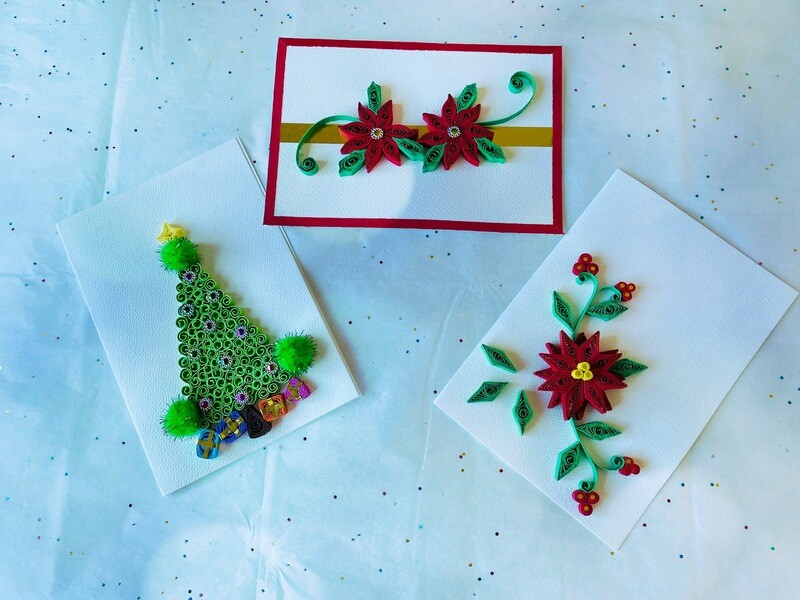 Quilling Love Greeting Cards
