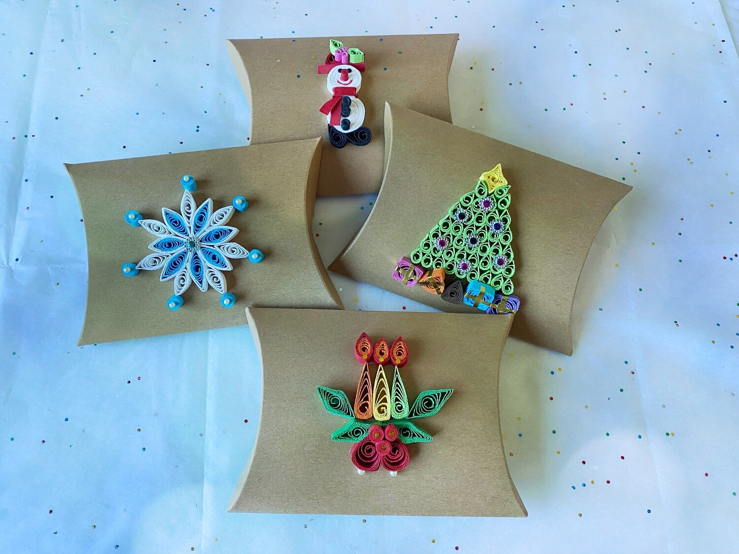 Quilling Love Christmas Packaging