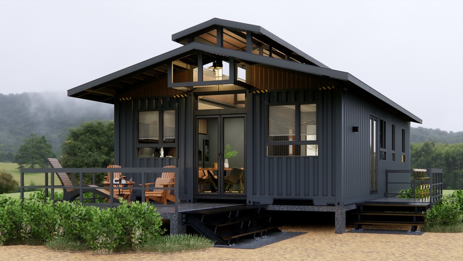 Detailed design of the container house BG26