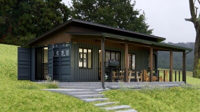 Detailed design of the container house BG35