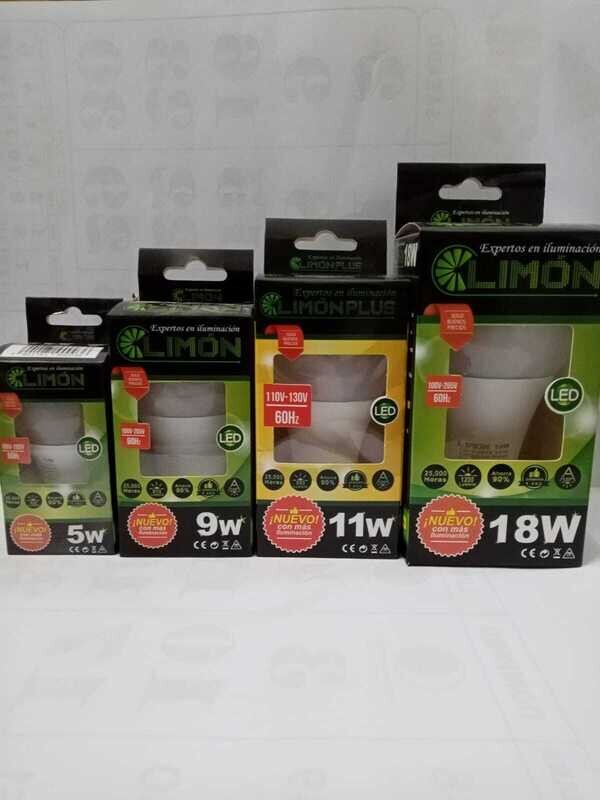 Foco Limón led luz blanca