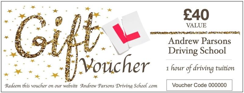 Gift voucher 1 hour lesson