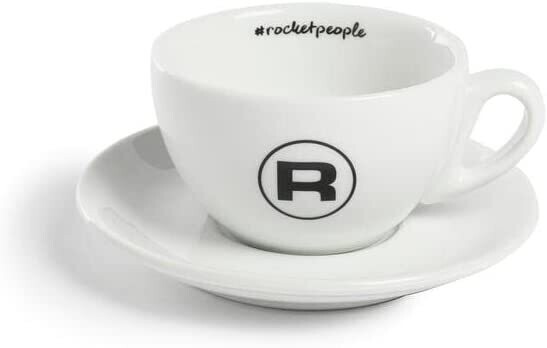 Rocket - Tazas de Cappuccino Blanco