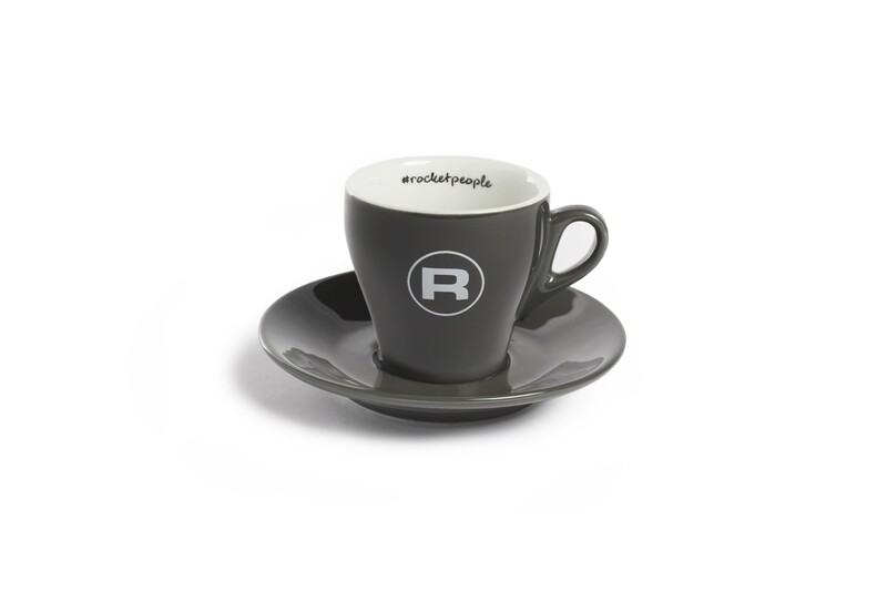 Rocket - Tazas de Flat White Gris