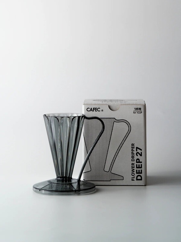 Flower Dripper Deep 27 Clearblack