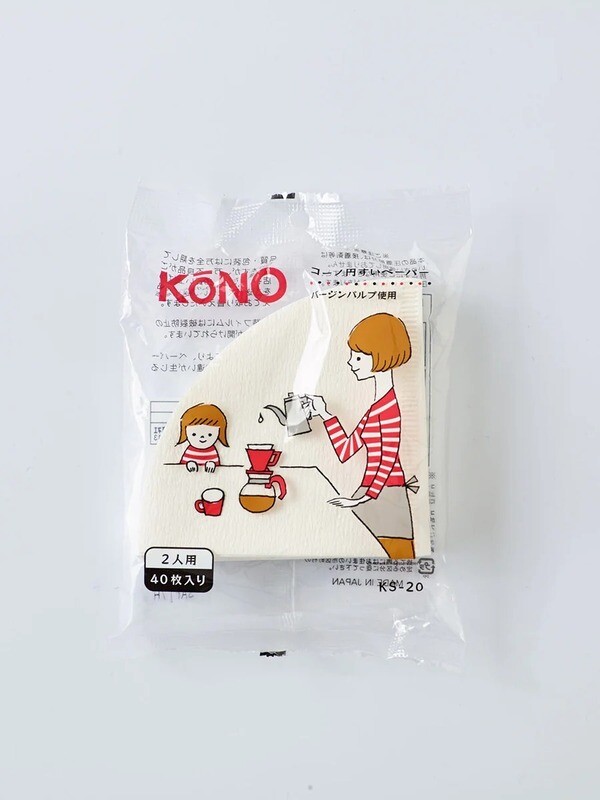 Filtro de Papel KONO #2 40 unidades blanco