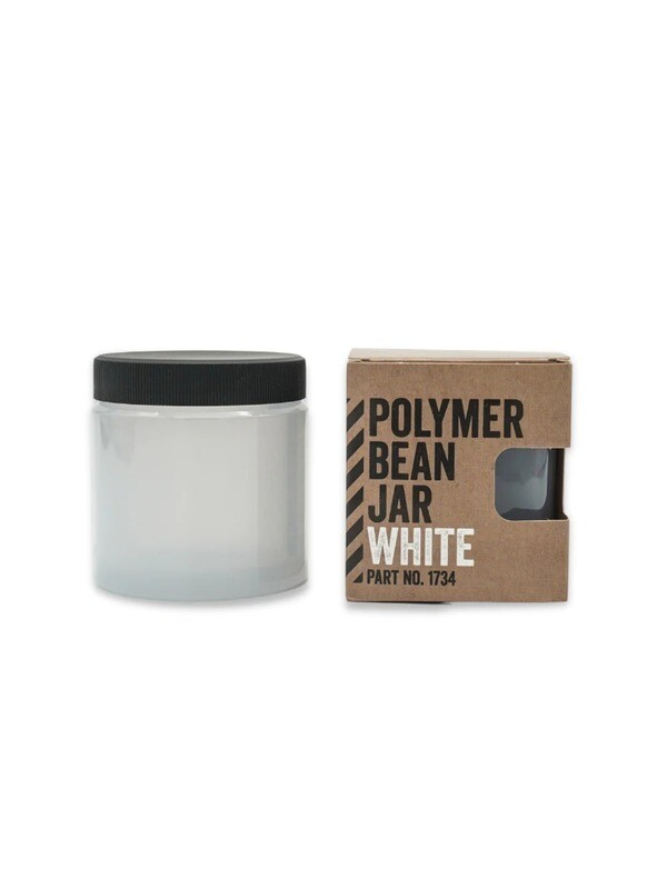 COMANDANTE Polymer Bean Jar + lid, WHITE