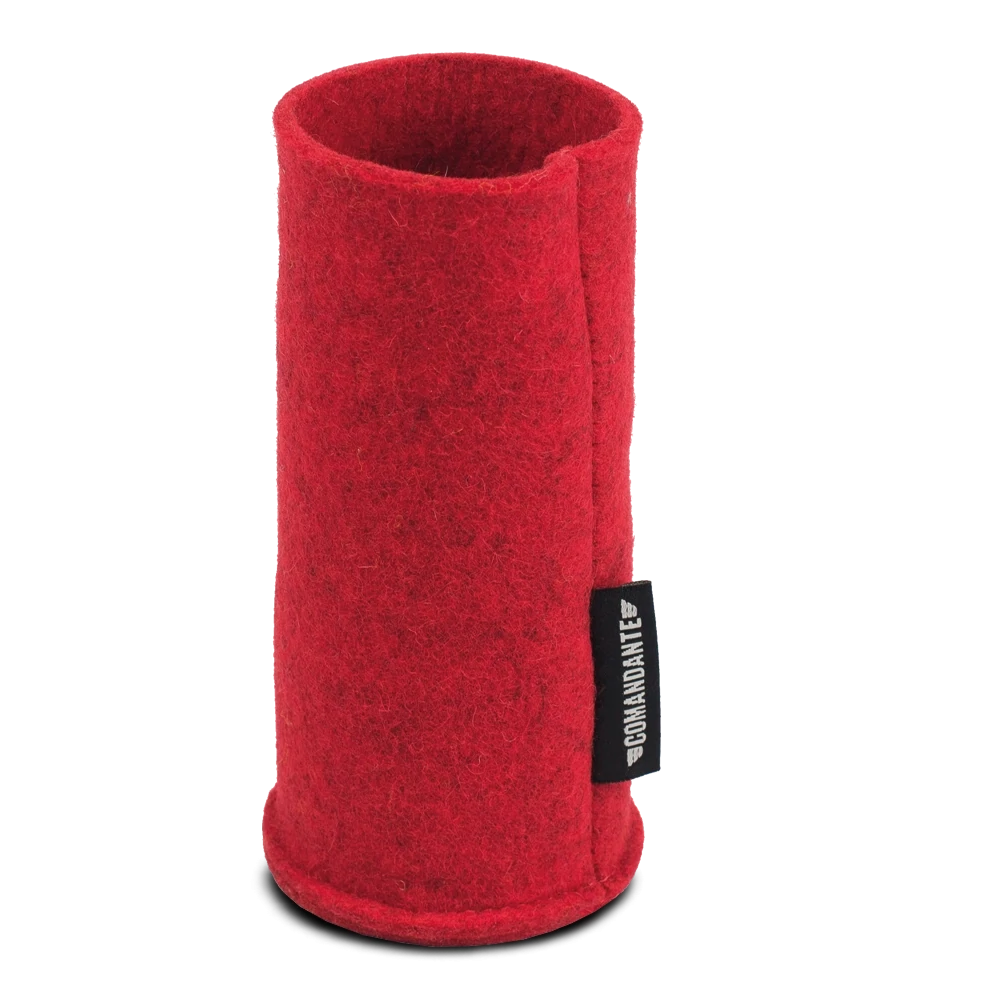 COMANDANTE C40 felt sleeve color Tomate