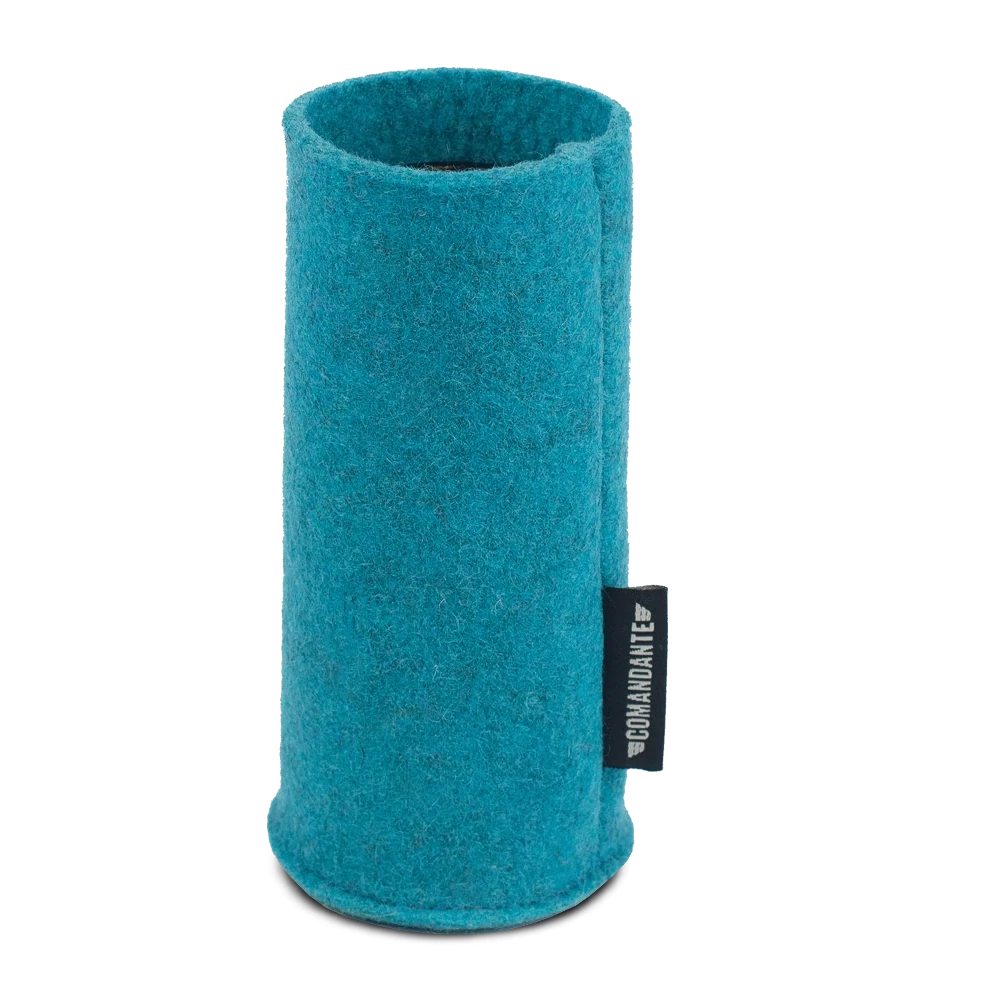 COMANDANTE C40 felt sleeve color Lagoon
