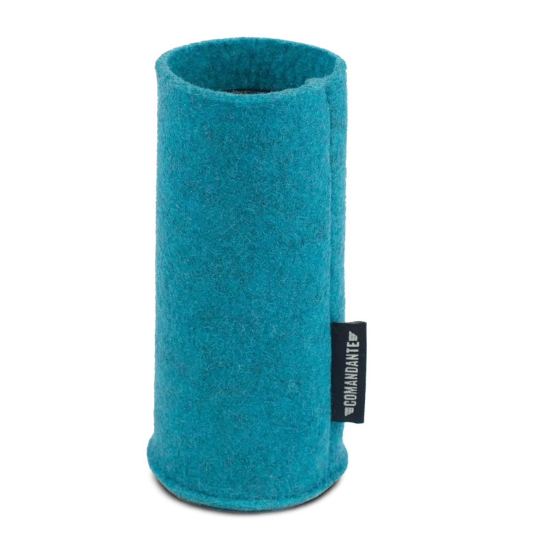 COMANDANTE C40 felt sleeve color Lagoon