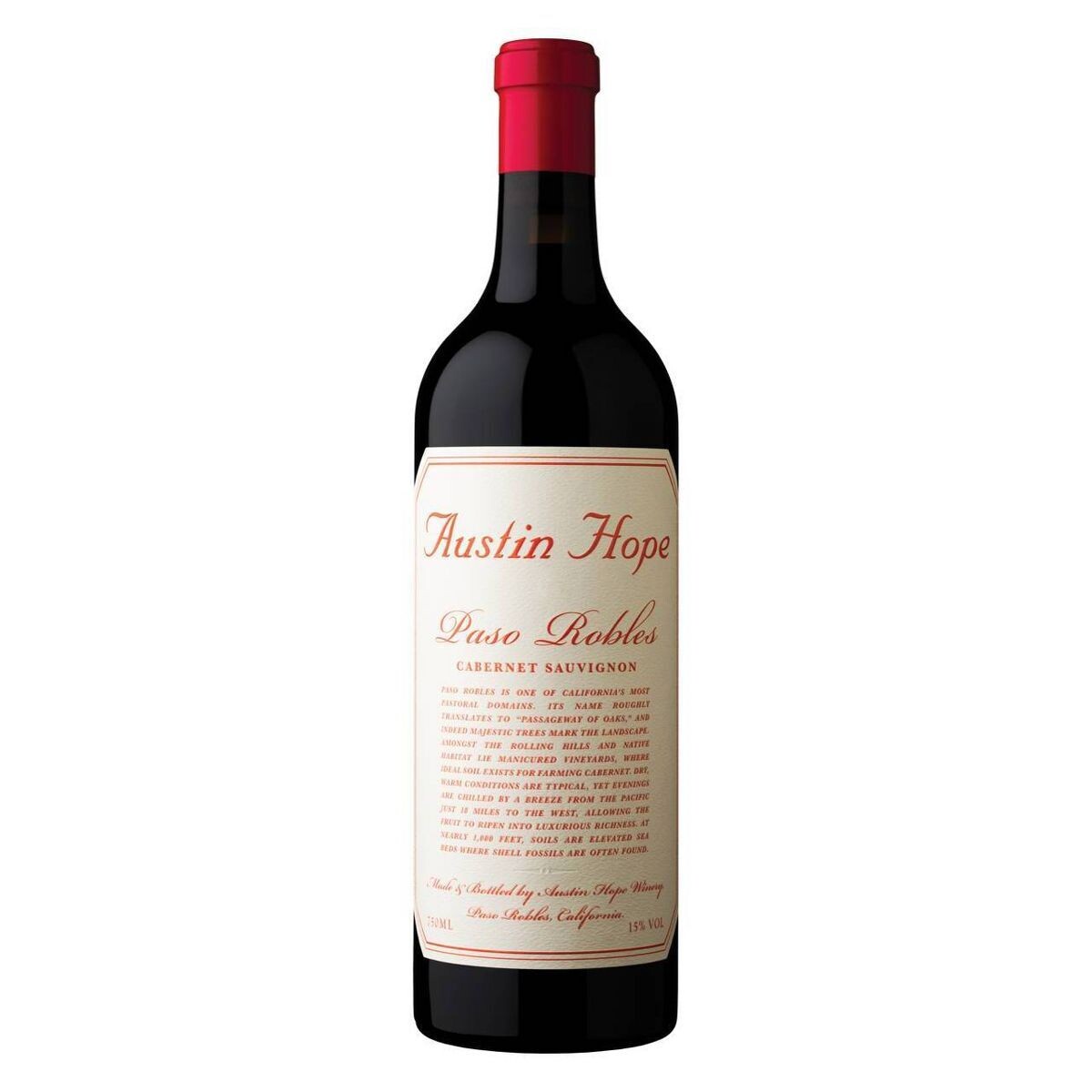 Austin Hope Cabernet Sauvignon, Paso Robles