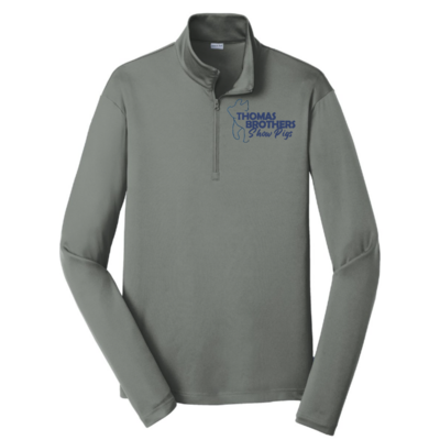 1/4 Zip Grey
