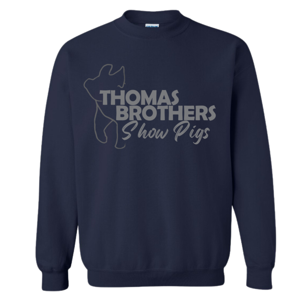 Crew Neck Sweatshirt Navy