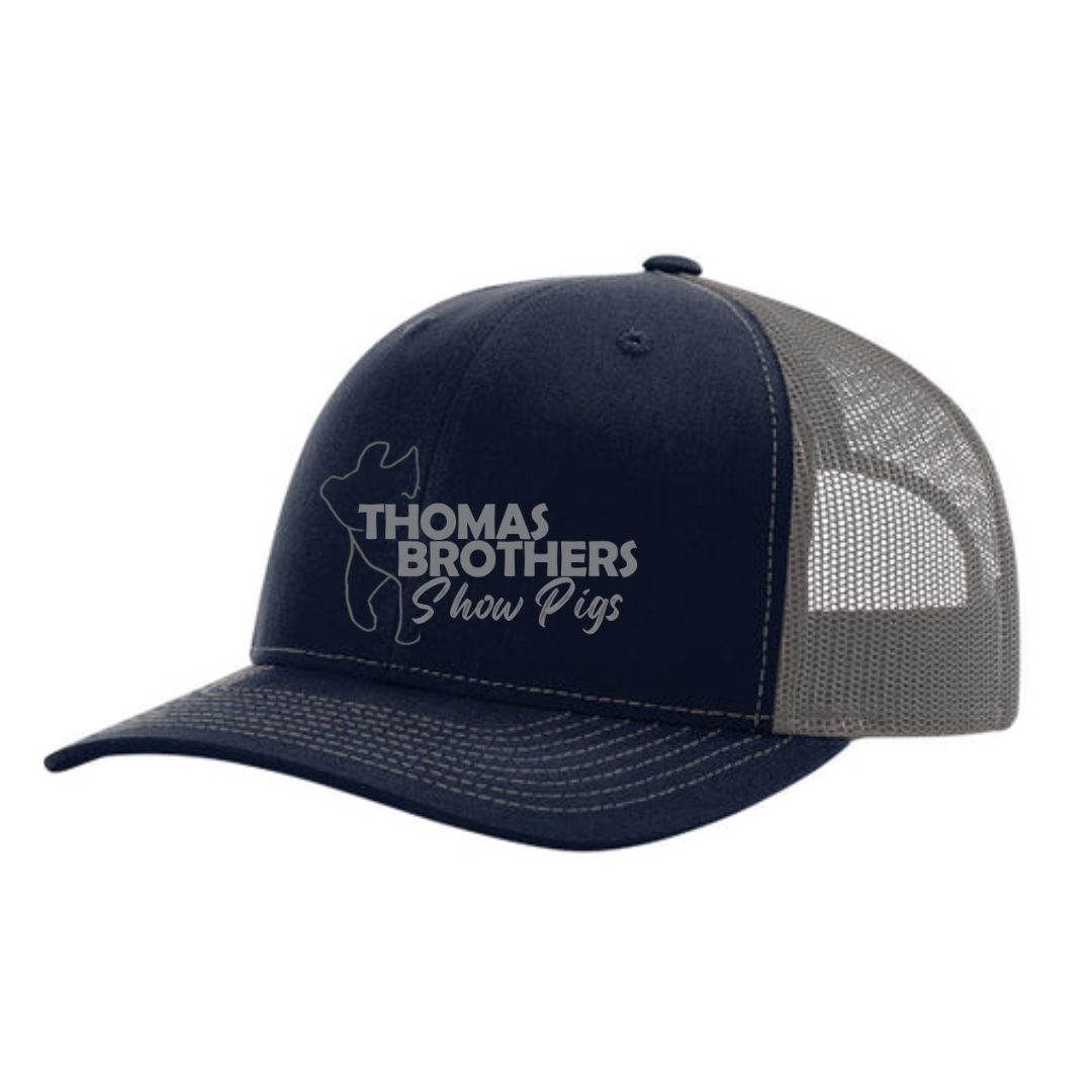 Hat Navy and Charcoal