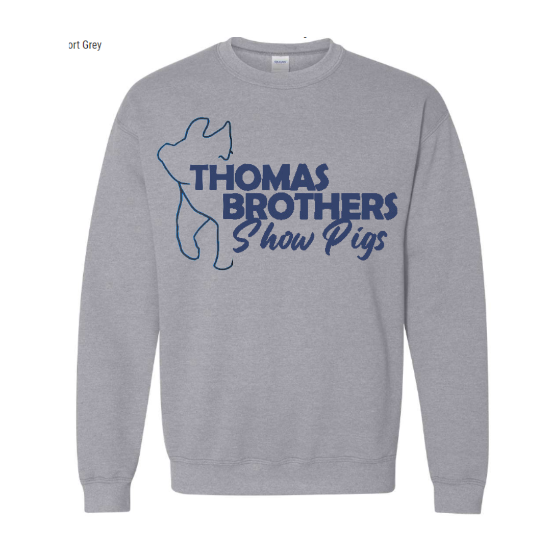 Crew Neck Sweatshirt Grey
