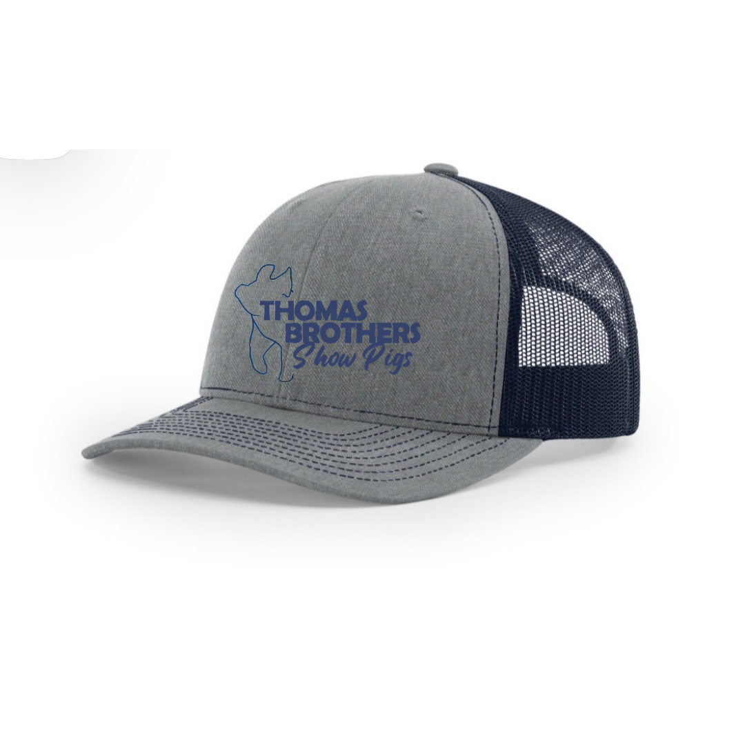 Hat Grey and Navy