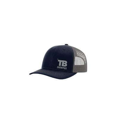 Hat Navy and Charcoal TB Logo