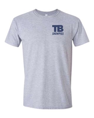 Soft Style T-Shirt Grey TB Logo