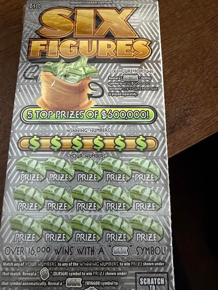 ​$600 WORTH OF SIX FIGURES $10 TICKET