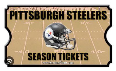 2026 PITTSBURGH STEELERS SEASON TICKETS