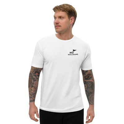 Men&#39;s &quot;No Mulligans&quot; Short Sleeve Grey and White Ts