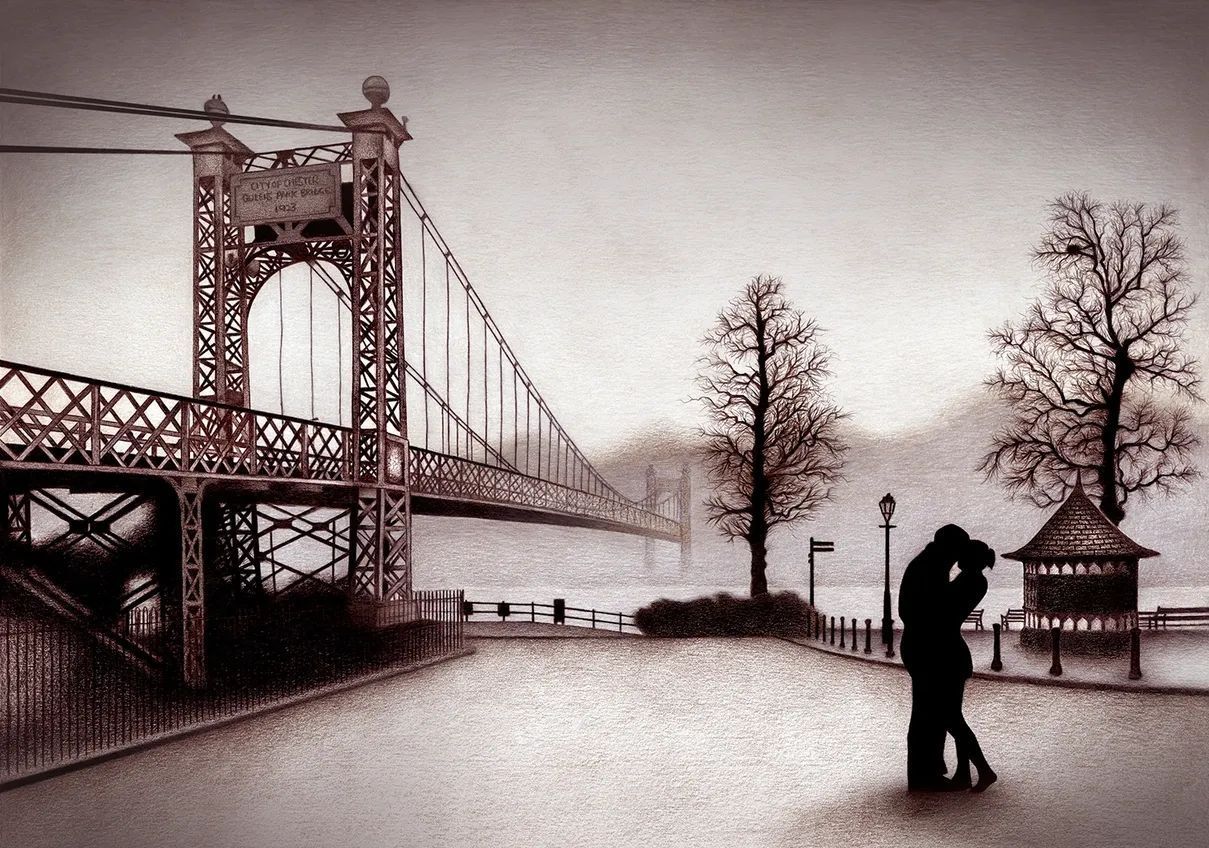 'Kiss by Queen Park Bridge'
