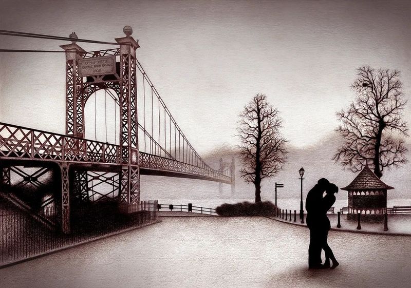 'Kiss by Queen Park Bridge'